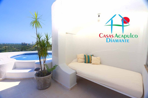 Imagen 4 de 30 de Cad Océano Playa Fortuna Ph 7. Roof Garden Con Palapa, Sala, Comedor, Asador Y Alberca Para 8 Personas