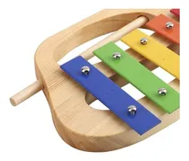 Comprar Metalofon De 8 Notas De Madera Con Golpeador Xilofon Niños