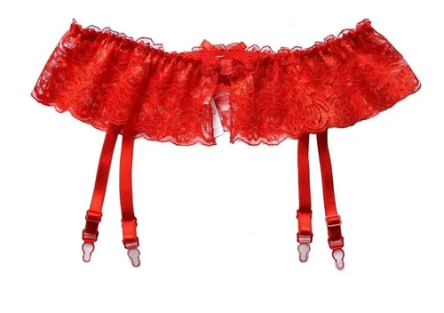 comprar Liguero Y Medias De Red Lencería Erótica Sexy Ligas Encaje