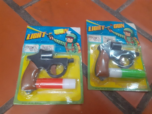 Dos Antiguas Pistolas De Juguete Light Gun Espacial