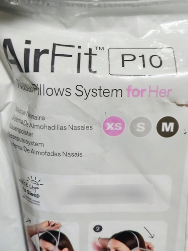 Mascarilla Nasal Resmed Airfit P10 Para Dama