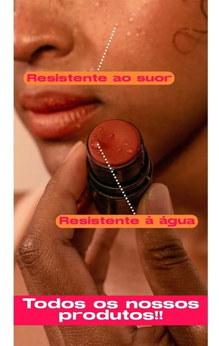 Imagem 6 de 6 de Blush, Batom E Sombra Mini All In One Terracota Pink Cheeks