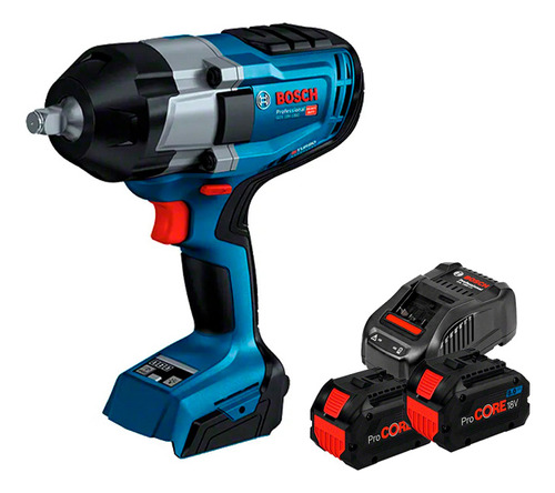 Chave Impacto 1/2 Gds18v-1000 + Bat 8a +carreg 220v Bosch