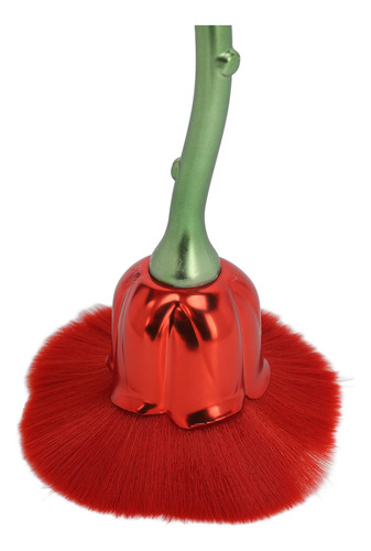 Cepillo Para Polvo De Uñas Rose, Moldeado A Presión, 2 Unida