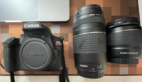Canon Eos Rebel T100 Ca2628c019aa Kit 18-55 70-300mm (Usado)