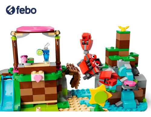Isla De Rescate De Animales Lego Sonic 388pcs 76992