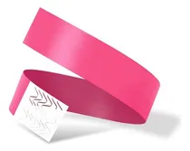 Comprar Pulseras De Papel Tyvek caja Con 500 Piezas Color Rosa Neón