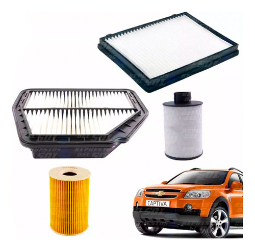 Kit Filtros Chevrolet Captiva 2.0 2007 2011