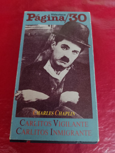 Vhs Carlitos Vigilante-carlitos Inmigrante (charles Chaplin) (Usado)