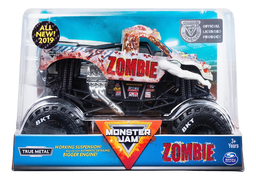 Monster Monster Jam True Metal 1:24 Zombie