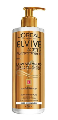 Crema Lavado Shampoo Óleo Extraordinario Elvive Loreal 400ml