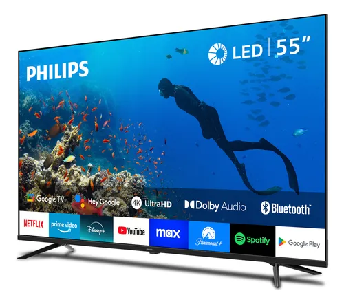 Led Philips 55 Uhd 55pud7019 Google Tv