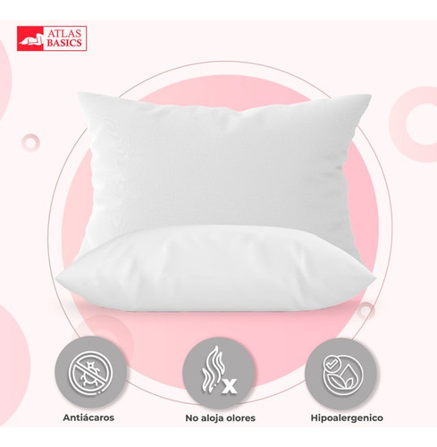Set De Sabanas Individual, Protector Y Almohadas Atlas Basic