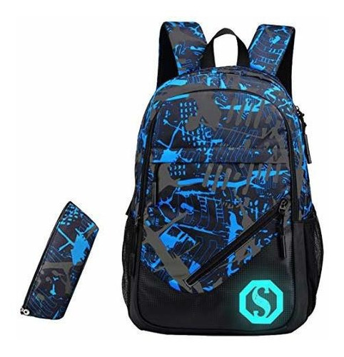 Jiayou Mochila Escolar De Moda De 20 L Unisex Con Logo Fluor