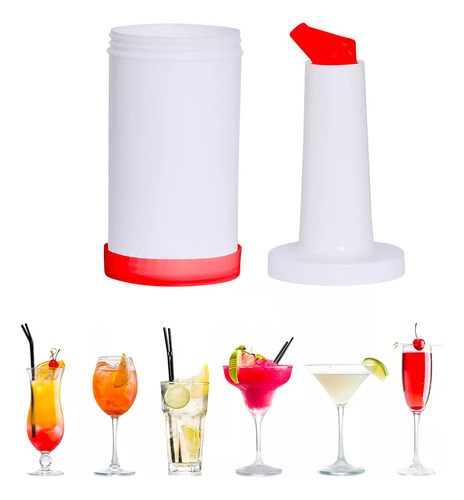 Botella Vertedor De Jugos Bar Bebidas Licores 1 Litro 2 Pzs Color Color Al Azar