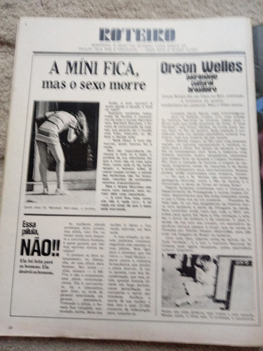 Revista Realidade Nº 59 -de 1971 . Politica Prop. Sumario