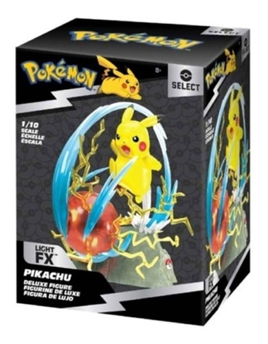 Figura Pikachu Deluxe Light Fx Pokemon