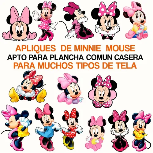 Termoadhesivos Minnie Disney Aplique Textil MercadoLibre