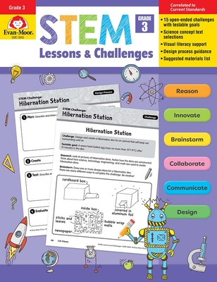 Libro Stem Lessons And Challenges, Grade 3 Teacher Resour...