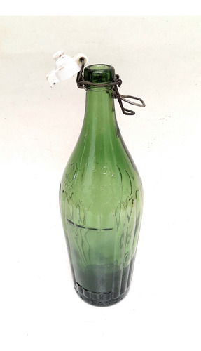 Antigua Botella Soda Sanol 1lt 1940 Gili Labrada Colección (Usado)
