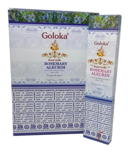 Imagem 2 de 2 de Incenso Indiano Massala Goloka Variados - Escolha Seu Aroma!