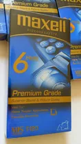 Comprar 4 Maxell Vhs 6 Hora Grado Premium T-120