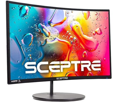 Monitor Led Curvo Sceptre, 24 Pulgadas, Gamer, Full Hd, 1080