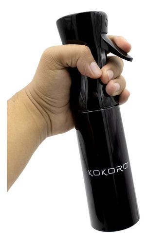 Botella Spray Pulverizadora Kokoro Negro