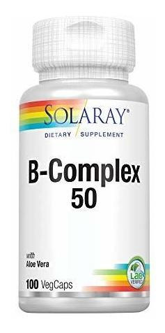 | De Suplementos De Complejo B De Solaray 50mg | 100 Cuenta