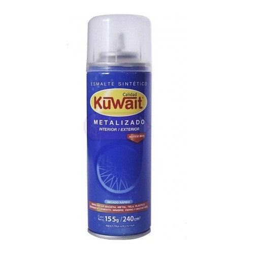 Kuwait Aerosol Esmalte Sintético Oro Dorado Pintura 240cc