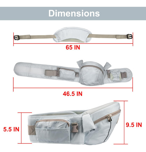 Soporte De Asiento De Cadera Para Bebé, Taburete Ergonómico
