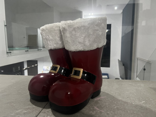 Decoración Navidad Botas De Santa
