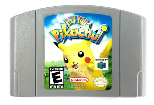 Hey You, Pikachu! - Juego Original Para Nintendo 64 Ntsc
