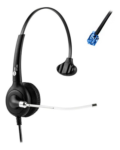 Headset Monoauricular Rj9 Fp-360 Top Use P/ Telefones Ip