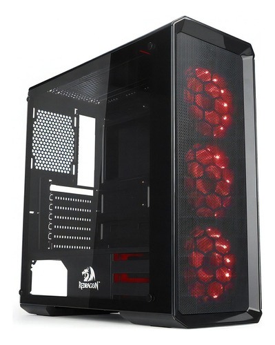 Gabinete Redragon Grimlock MidTower 1 Fan S/Fonte - GC-602-1