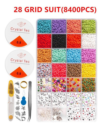 Juego De 8400 Piezas For Hacer Aretes Y Pulseras.