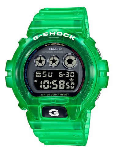 Reloj G-shock Dw-6900jt-3d Resina Hombre Verde