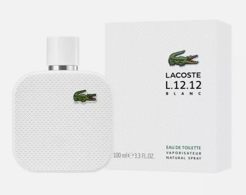 Lacoste L.12.12 Blanc Edt 100 ml Para  Hombre