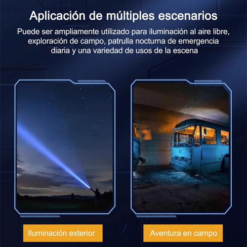L 2pzs Monstruo Tres Ojos Mini Linterna Tactica Ultra