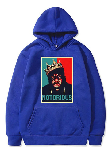 Sudadera Negra Con Capucha R.i.p Notorious Big Print For Ho