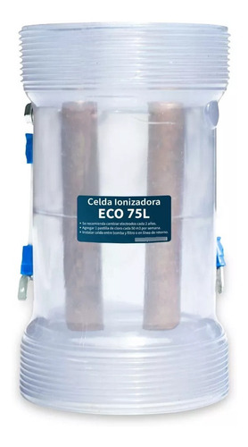 Pack Repuesto Eco 75 L + Botella Iones + 10 Tiras De Cobre