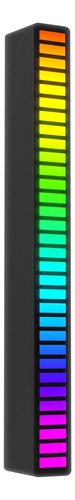 Barra De Luzes De Nivel P/ Musica Acegeek Light, Rgb, Black