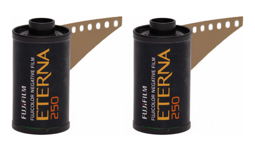 Rollo Fotografico 35mm Carga Cinematografica Fuji  Pack 2