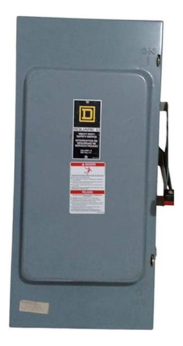 Interruptor Seguridad Square D 3 X 200 X 600v Modelo H364