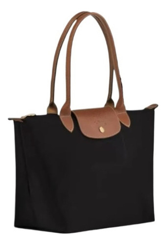 Para Le Pliage Original Bolso Tote Mediano, Coñac 100% Origi