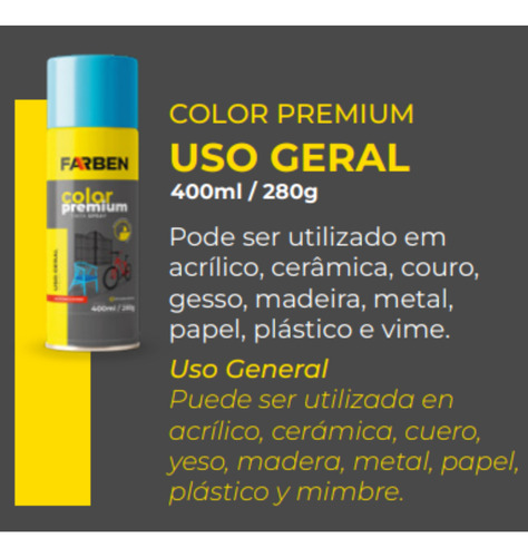 Kit 3 Tinta Spray 400ml Uso Geral Todas As Cores Automotivo.