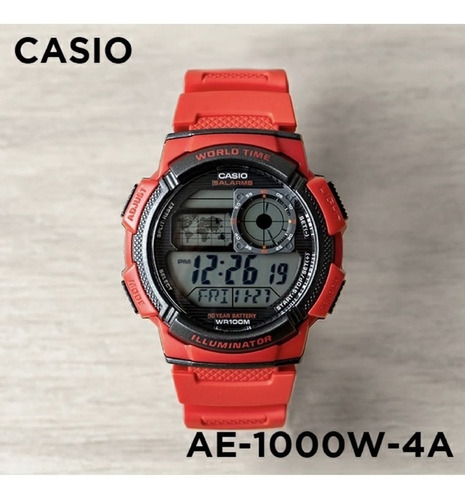 Reloj Casio Ae1000w-4 Sumergible Somos Tienda 