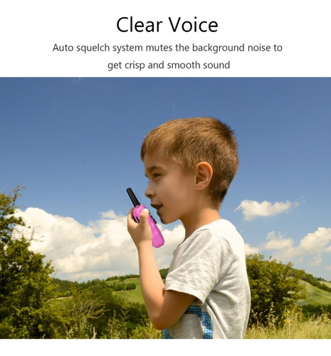 Adulto Niños Walkie Talkies Radio 2 Vías Con Linterna