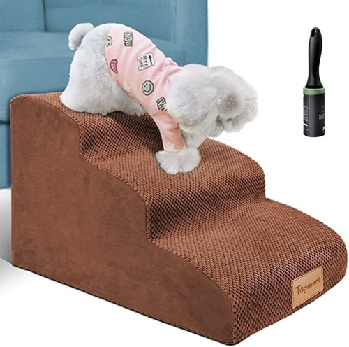 Escalera Para Perros De 3 Escalones Antideslizantes-topsmart