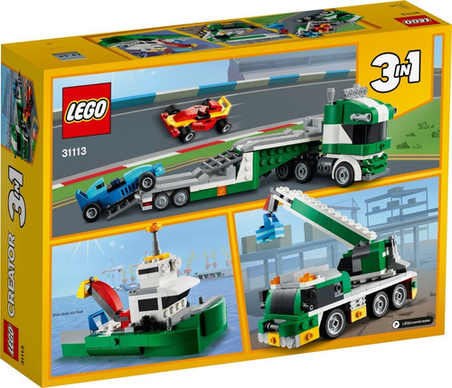 Lego® Creator - Transporte De Coches De Carreras (31113) Cantidad de piezas 328